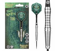 Shot! Tribal Weapon Toki Steel Tip Darts Set 90% Tungsten Centre Weighted Professional Darts for Bristle Dartboard Made in New Zealand