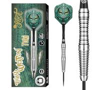 Shot! Tribal Weapon Toki Steel Tip Darts Set 90% Tungsten Centre Weighted Professional Darts for Bristle Dartboard Made in New Zealand
