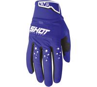 Shot Vision Motocross Gloves, blue, size 4XL for Men