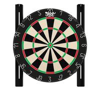 Shot! - Voyager Dartboard Door Hanger | Portable & Adjustable | No Wall Damage | Compatible with 0-6.5cm Door Thickness | Suitable for Apartments & Travel, Black, Steel
