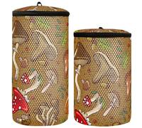 Shot Wash Bag, Shot Wash Bag, Pack of 2 Shoes Mesh Laundry Bag, Shoe Cleaning Bag, for Washing Machine, Various Sponge, Edible Pattern Not, A Variety of Edible Sponges, A variety of edible mushrooms