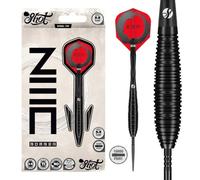 Shot! Zen Bomber Steel Tip Dart Set-90% Tungsten Barrels, Tungsten Barrels Handcrafted Professional Dart Set & Flights, Steel Tip Darts for Bristle Dartboard