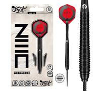 Shot! Zen Torpedo Steel Tip Dart Set-90% Tungsten Barrels, Tungsten Barrels Handcrafted Professional Dart Set & Flights, Steel Tip Darts for Bristle Dartboard