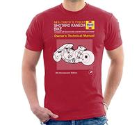 Shotaro Kaneda Bike Haynes Manual Akira Men's T-Shirt Cherry Red