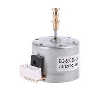 SHOTAY EG530SD-3F DC5-12V 3-Speed 33/45/78 RPM Adjustable Metal Turntables Motor Copper Sleeve Motor for Turntable Record Player C Copper Sleeve