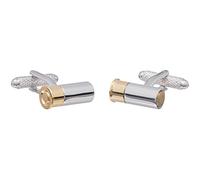 Shotgun Cartridge Cufflinks Presented In Onyx Art London Cufflink Gift Box