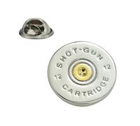 Shotgun Cartridge Two Tone Lapel Pin Badge X2AJTP560