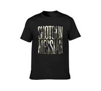 Shotgun Messiah Glam Metal Rock Men's T-Shirt Black Unisex Mens Tees XXL
