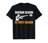 Shotgun Season is Every Season Trap Shooting Clay T-Shirt