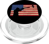 Shotgun Skeet Trap Clay Pigeon Shooting American Usa Flag PopSockets PopGrip for MagSafe