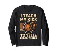Shotgun Skeet Trap Clay Pigeon Shooting Father Dad Coach Long Sleeve T-Shirt