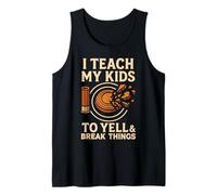 Shotgun Skeet Trap Clay Pigeon Shooting Father Dad Coach Tank Top