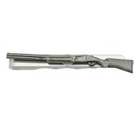 Shotgun Tie Slide Bar Nickle Plated Wedding Graduation Birthday Tie Clip Accessory Gift TC 332