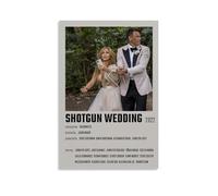 Shotgun Wedding Poster Wall Art Canvas Cover Vintage Aesthetic Poster Home Decor for Living Room Bed Room 20x30inch(50x75cm) Unframe-style