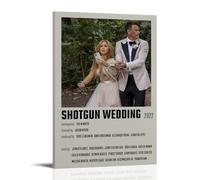 Shotgun Wedding Poster Wall Art Canvas Cover Vintage Aesthetic Poster Home Decor for Living Room Bed Room 16x24inch(40x60cm) Frame-style