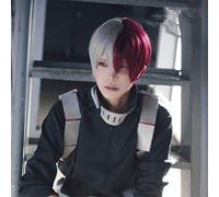 Shoto Todoroki Cosplay Wig My Hero Academy Costume Play Wigs Halloween Costumes Hair