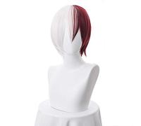 Shoto Todoroki Shouto White And Red Cosplay Wig+Wig Cap