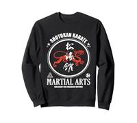 Shotokan Karate Dragon Design with Kanji for the Karateka Sweatshirt