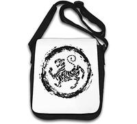 Shotokan Karate Martial Arts Tiger Graphic Shoulder Bag White