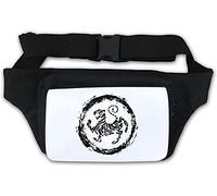 Shotokan Karate Martial Arts Tiger Graphic Waist Bag Fanny Pack White