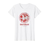 Shotokan Karate, Shotokan Lion Value Graphic T-Shirt, Women, White, L