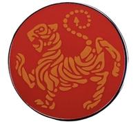 Shotokan Karate Symbol Red Tiger Martial Arts Strength Power Tenacity 1" Enamel Pin Badge