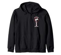 Shotokan Karate Tiger Symbol Martial Arts Zip Hoodie