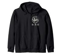 Shotokan Tiger Kanji Martial Arts Karate Dojo Zip Hoodie