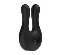 Shots Dual Motor Clitoral Stimulator, Exceptional, Black