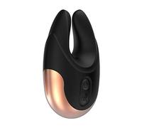 Shots Dual Motor Clitoral Stimulator, Lavish, Black