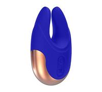 Shots Dual Motor Clitoral Stimulator, Lavish, Blue