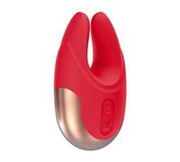 Shots Dual Motor Clitoral Stimulator, Lavish, Red