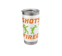 Shots Fired Track and Field Discus Throwing Disc Thrower Stainless Steel Insulated Tumbler