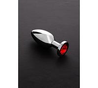 Shots Jeweled Butt Plug RED - Medium
