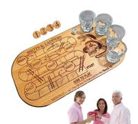 Shots & Ladders Drinking Game, Snakes And Ladder Drinking Board Game For Adults, Snakes And Ladders Dice Game, Drinking Board, Drinking Games For Adults