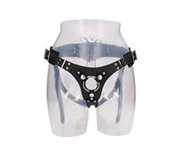 Shots Leather Strap-on Harness, Black