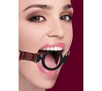 Shots Ring Gag-OU585BUR Burgundy One Size
