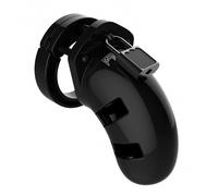 Shots Toys Bondage Man Cage 01 Male 3.5 Inch Black Chastity Cage Male Sex Toy