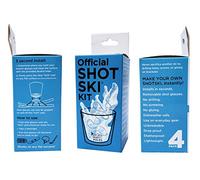 SHOTSKI Official Kit - Instantly turn your everyday gear into a shot ski! Removable, shatterproof stainless steel shot glasses, installs in seconds, no tools required! Apres Ski gift (4)