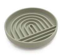 Should We Go? Slow Feeder for Dogs & Cats, The Slowdown Bowl Silicone Slow Eating Mealtime Solution with Modern Lick Mat Design, Reduces Gulping, Fits 1 Cup, 6” Across x 1.25” Tall, Small-Sage
