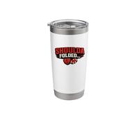 Shoulda Folded Texas Holdem Broken Heart Poker Player Gift Stainless Steel Insulated Tumbler