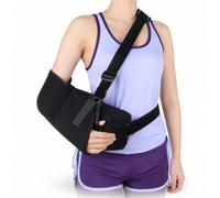 Shoulder Abduction Sling with Abduction Pillow and Exercise Ball for Rotator Cuff Surgery Recovery Post-Op Support Arm Immobiliser for Torn Labrum Dislocation(45° Abduction,S)