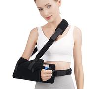 Shoulder Abduction Sling with Pillow,Injury Support - Shoulder Arm Immobilizer for Rotator Cuff, Surgery & Broken Arm - Brace Includes Pockets