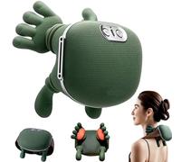 Shoulder and Neck Massager, 4D Bionic Hand Design Heated Massager Master, Portable Neck Massage with 3 Modes, Real Hands Massagers for Pain Relief and Muscle Relax - Gift for Men & Women