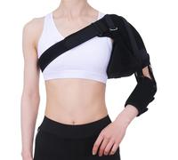 YINGWD Shoulder Arm Sling Brace, Shoulder Belt Support Arm Sling with Adjustable Straps and Armpit Pillow, Shoulder Stabilizer Orthosis Arm Brace for Stroke Hemiplegia Subluxation Recovery.(Left)