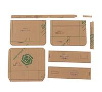 Shoulder Bag Acrylic Template Set, High Strength Transparent Leather Pattern Kit for DIY Handcraft, Precise Stitching Guide for Hobbyists
