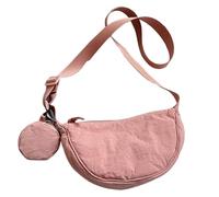 Shoulder Bag Adjustable Compact Nylon Half-Moon Purses | Casual Adjustable Compact Messenger Storage Purse Pack Shoulder Sling Nylon Curved Compact Messenger Shoulder Bag Storage