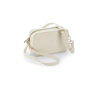 BagBase BG758 Boutique Cross Body Bag - Chic Leather-Look PU - Classic Handbag & Shoulder Bag for Women - Travel & Daily Essentials - Oyster