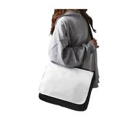 Bagbase Sublimation Messenger Bag BG965BLAC – 9 Litre – Black