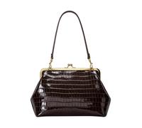 Shoulder Bag - Elegant Leatherette crossbodys Purse, Secure Frame Closure Satchel, Lightweight Everyday Carry Accessory | Work School Weekend Travel for Work School Weekend Travel
